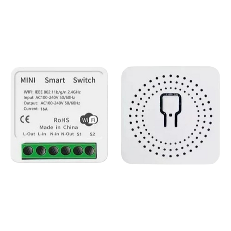 Módulo Interruptor Inteligente Tuya WiFi Funciona com Alexa, Google Home - Bivolt