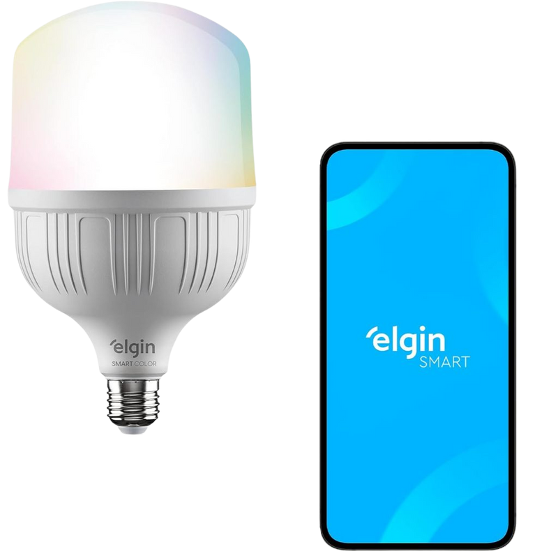 Lâmpada Inteligente Compatível com Alexa e Google Home - RGB